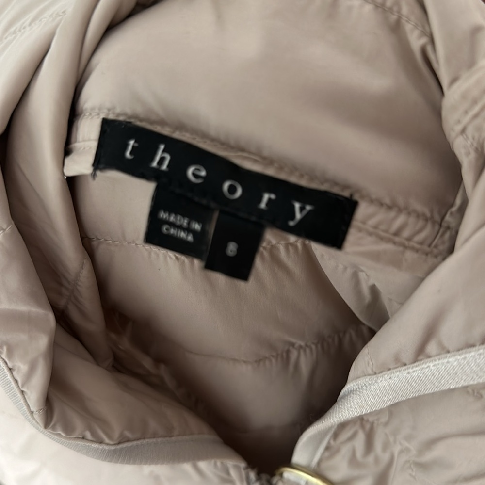 Theory Quilt Light Weight Gray Vest , Amazing Item View 6